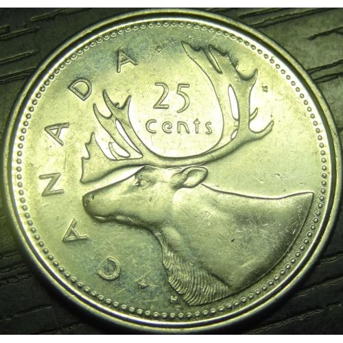 25 центів 2002 P Канада 50 років правління Єлизавети