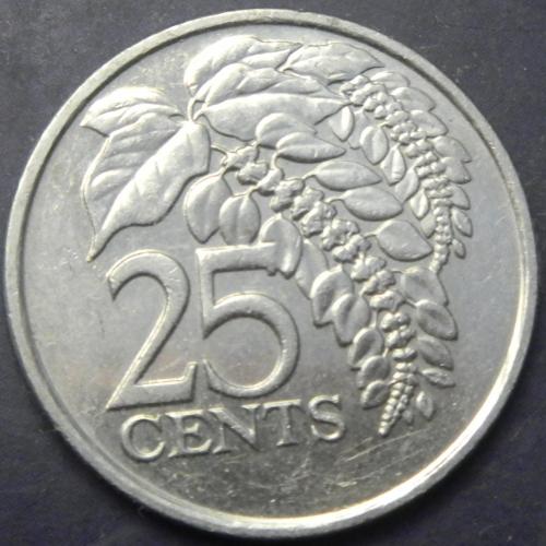 25 центів 2002 Тринідад і Тобаго