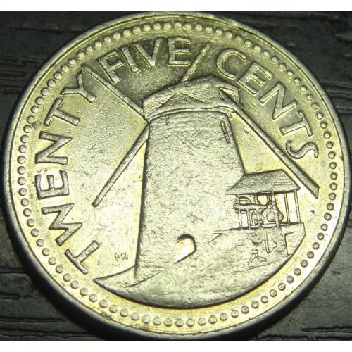 25 центів 2003 Барбадос
