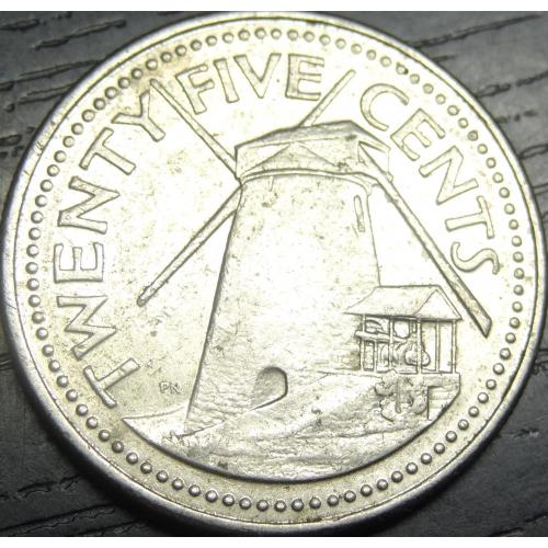 25 центів 2003 Барбадос