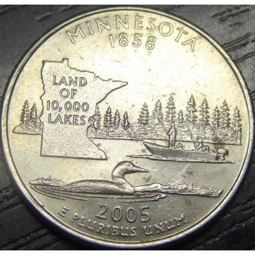 25 центів 2005 P США Міннесота