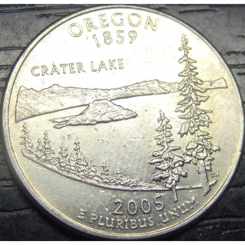 25 центів 2005 P США Орегон