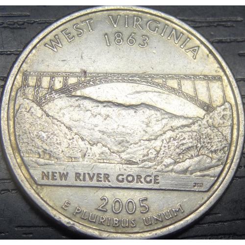 25 центів 2005 P США Західна Вірджинія