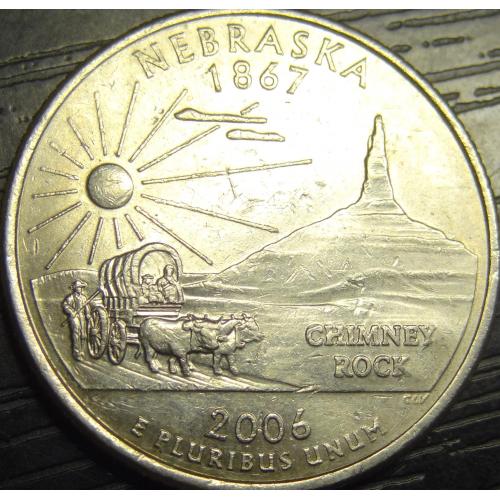25 центів 2006 P США Небраска