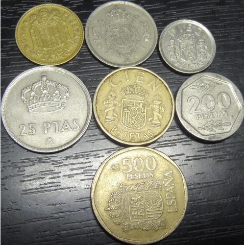 Комплект монет Іспанії (Король Хуан Карлос I)