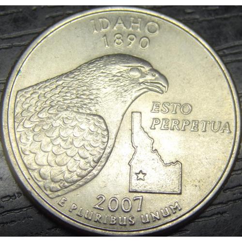 25 центів 2007 D США Айдахо