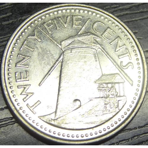 25 центів 2008 Барбадос