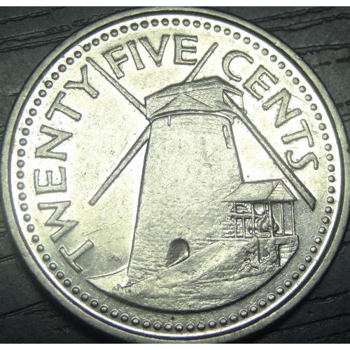 25 центів 2009 Барбадос