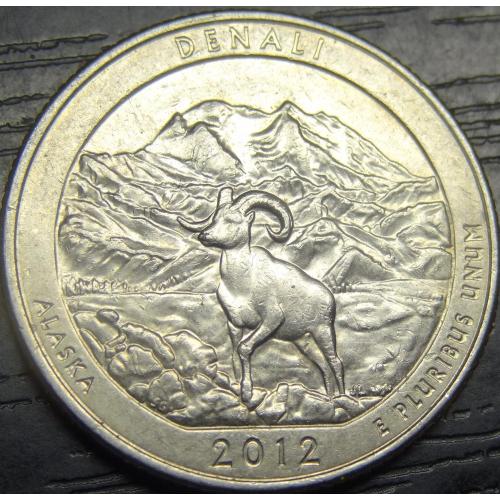 25 центів 2012 D США Деналі