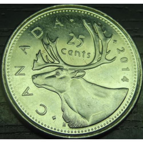 25 центів 2014 Канада