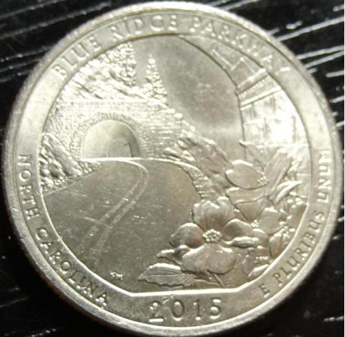 25 центів 2015 P США Блу Рідж