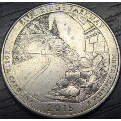 1/4 долара США 2015 P Дорога Блу Рідж