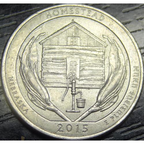 25 центів 2015 P США Гомстед