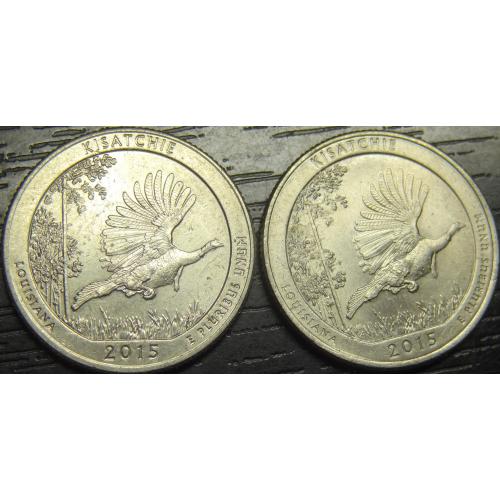 25 центів 2015 США Кісатчі (два різновиди)
