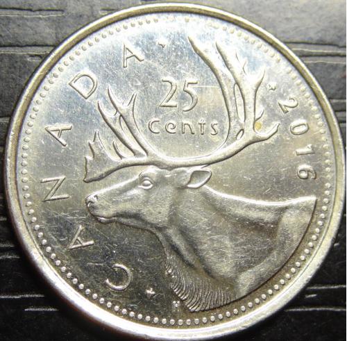 25 центів 2016 Канада