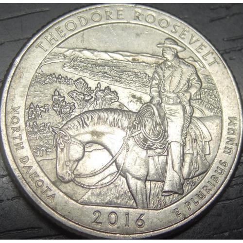 1/4 долара 2016 P США Теодор Рузвельт