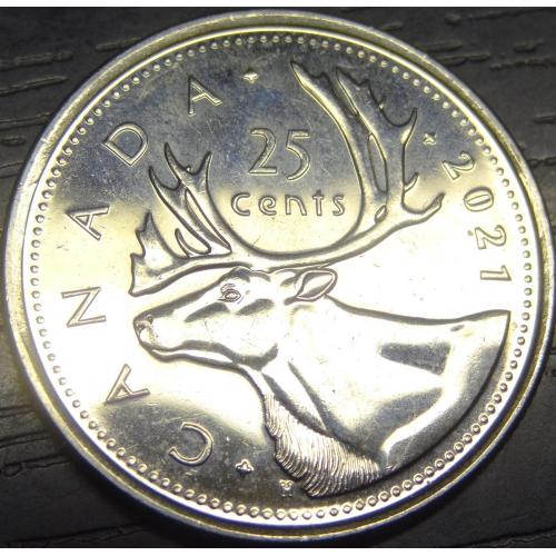 25 центів 2021 Канада