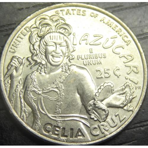 25 центів 2024 D США Селія Круз
