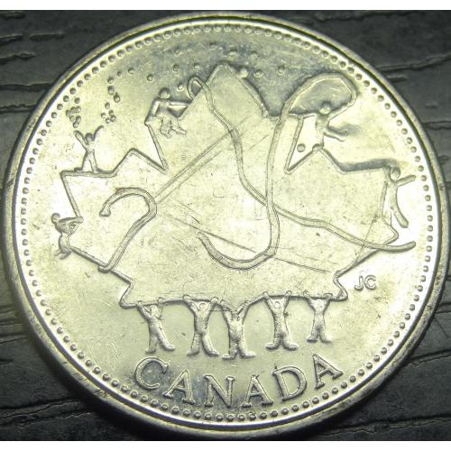 25 центів Канада 2002 День Канади