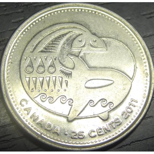 25 центів Канада 2011 Косатка