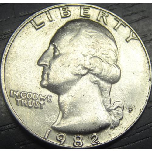 1/4 долара США 1982 P