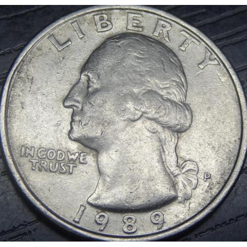 1/4 долара США 1989 P
