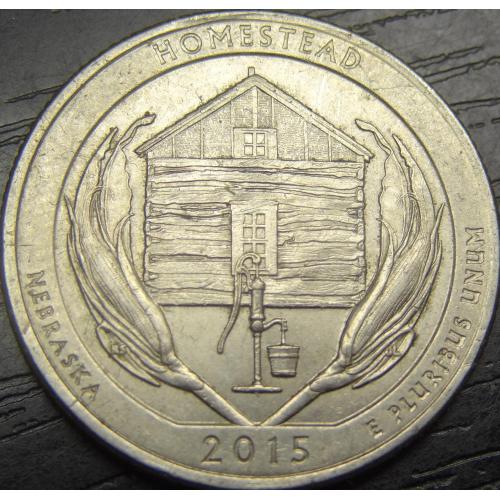 1/4 долара 2015 P США Гомстед