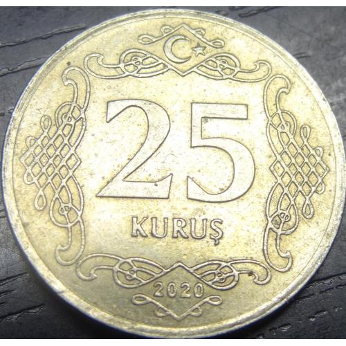 25 курушів 2020 Туреччина