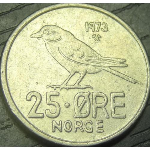 25 оре Норвегія 1973