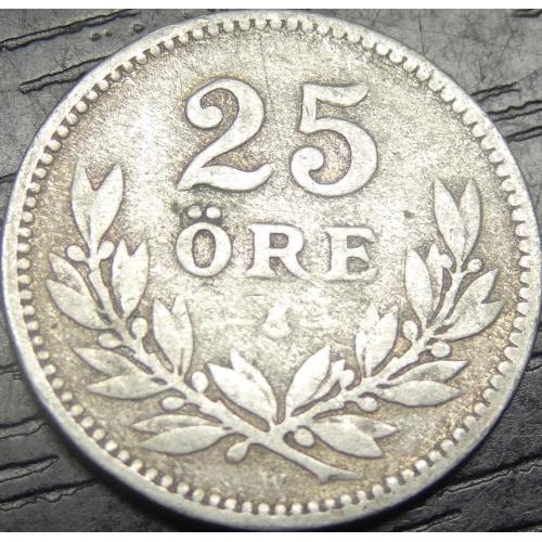 25 оре Швеція 1914 срібло