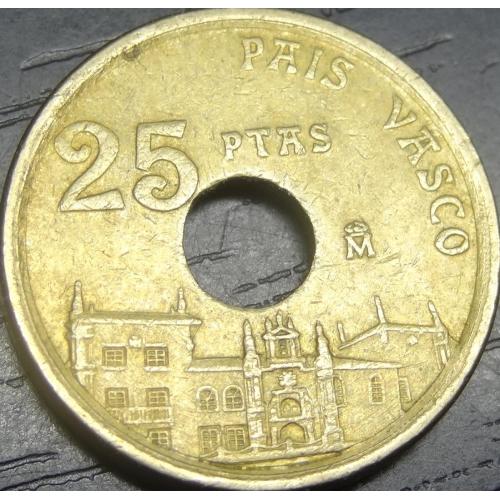 25 песет Іспанія 1993 Країна Басків