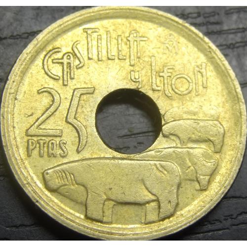 25 песет Іспанія 1995 Y Кастилія і Леон