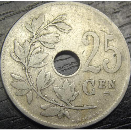 25 сантимів Бельгія 1921 Belgie