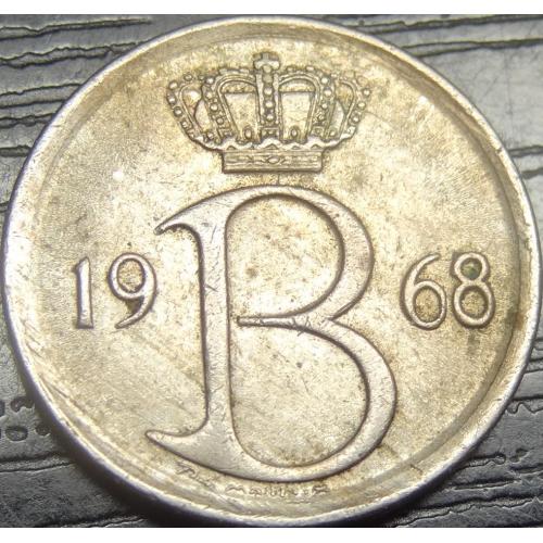 25 сантимів Бельгія 1968 Belgie