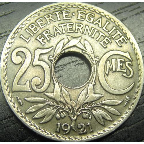 25 сантимів Франція 1921