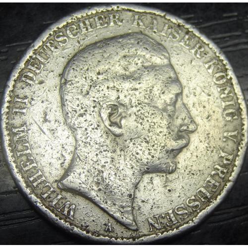3 марки Пруссія 1910 срібло