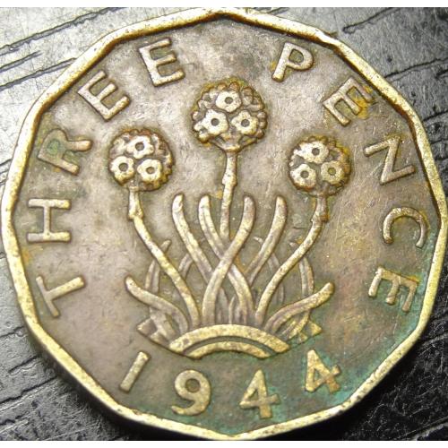 3 пенси Британія 1944