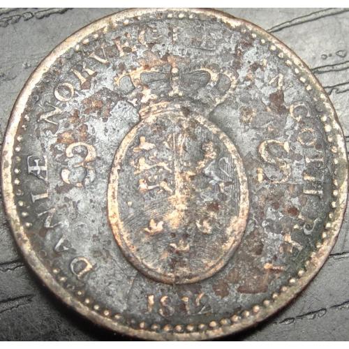 3 скіллінга Данія 1812