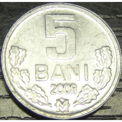 5 бані 2008 Молдова