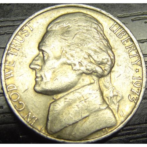 5 центів 1973 США