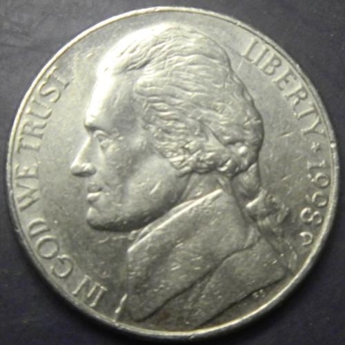 5 центів 1998 D США