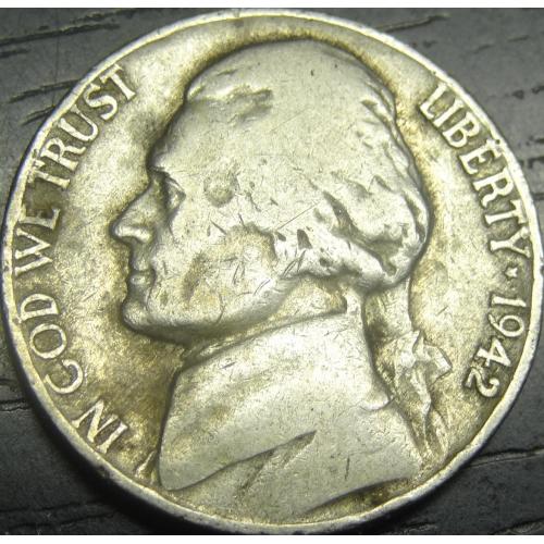 5 центів 1942 США