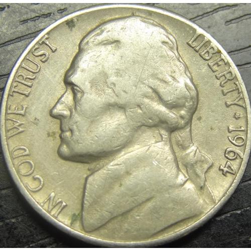 5 центів 1964 D США