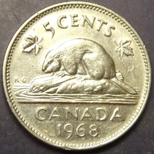 5 центів 1968 Канада