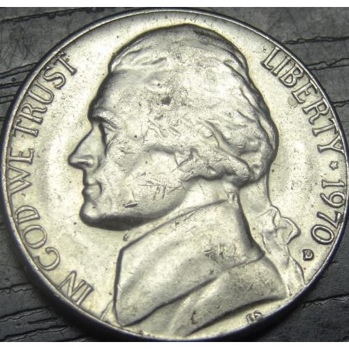 5 центів 1970 D США