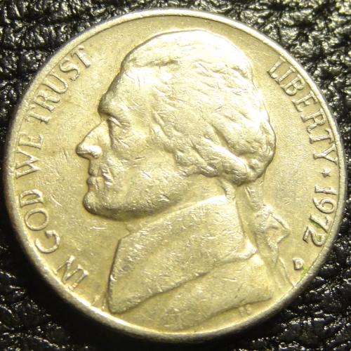 5 центів 1972 D США