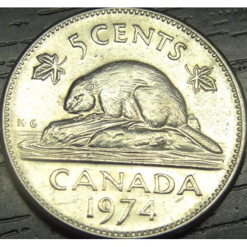 5 центів 1974 Канада