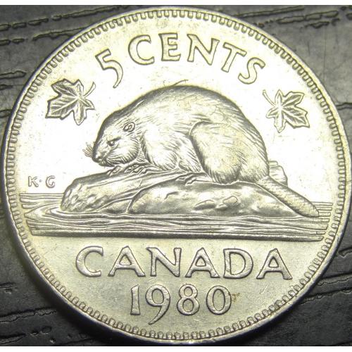 5 центів 1980 Канада