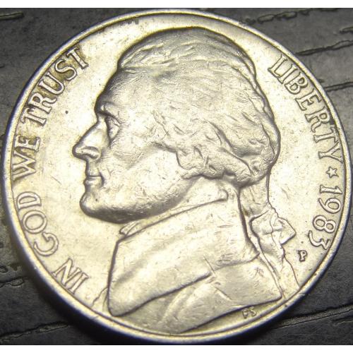 5 центів 1983 P США