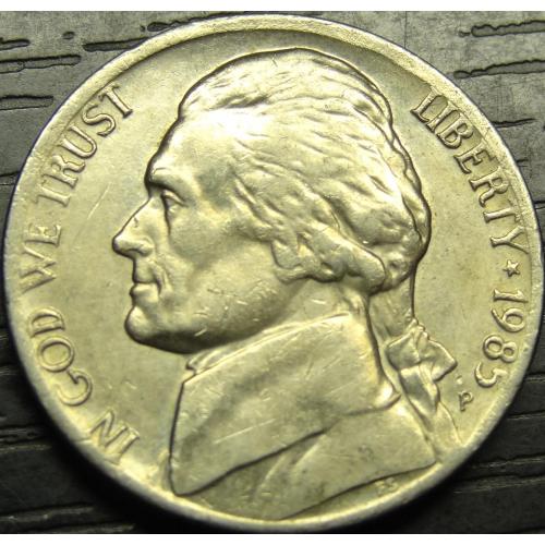 5 центів 1985 P США